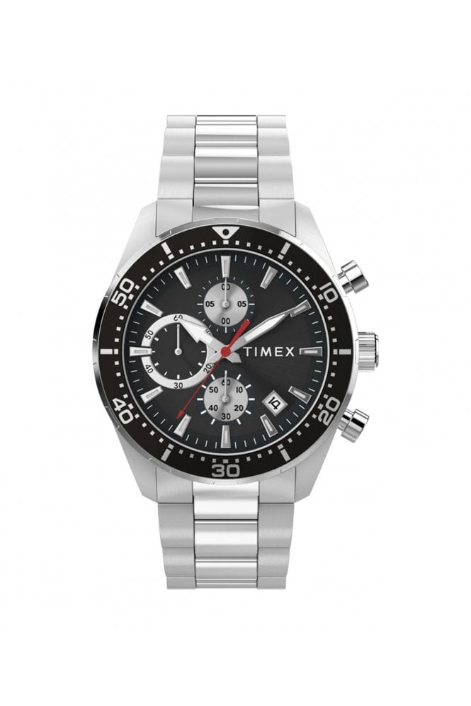 Timex  Ridgefield Chronograph 42mm Stainless Steel Bracelet Watch TW2Y56900