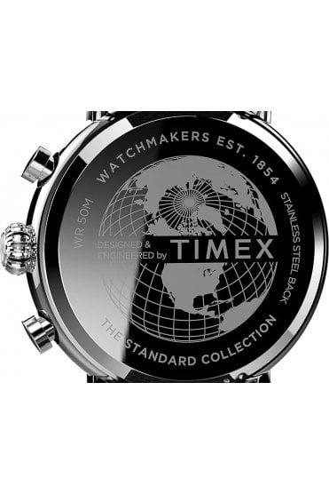 Timex Standard Chronograph 41mm Fabric Strap Watch TW2V43800