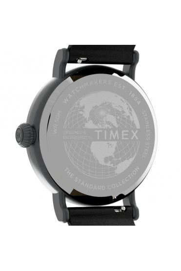 Timex Standard Dia de los Muertos 40mm Leather Strap Watch TW2V67700