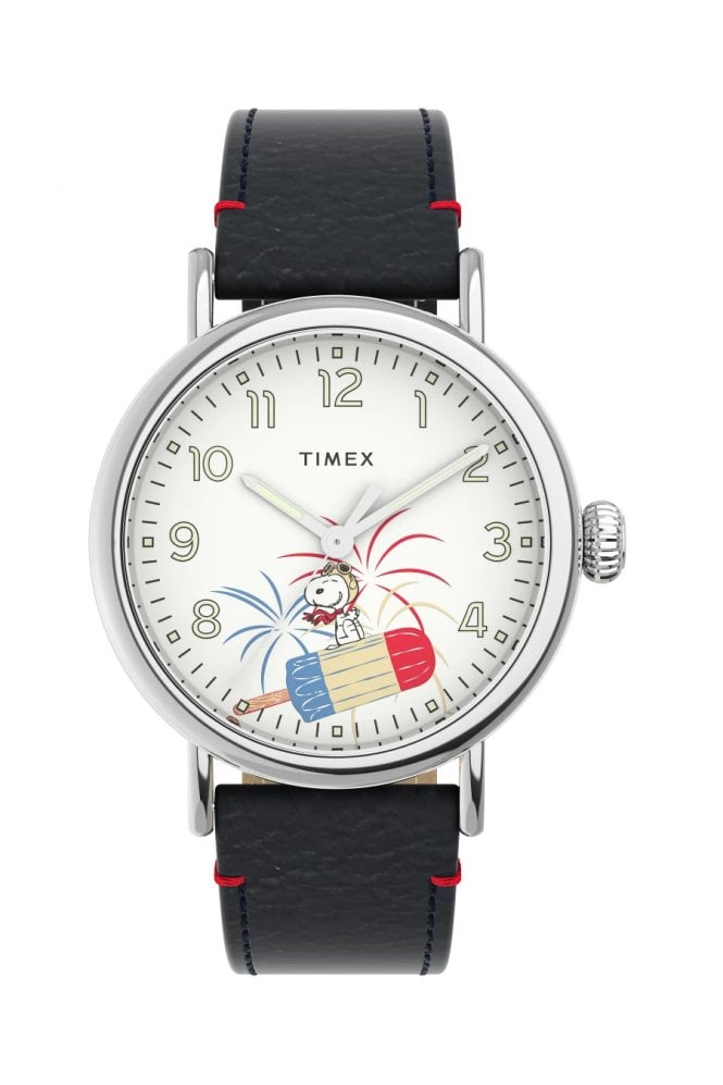 Timex  Standard x Peanuts Featuring Snoopy Fireworks Watch TW2V60500