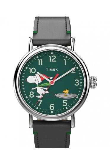 Timex Standard x Peanuts Featuring Snoopy Ice Skating Watch TW2V60200