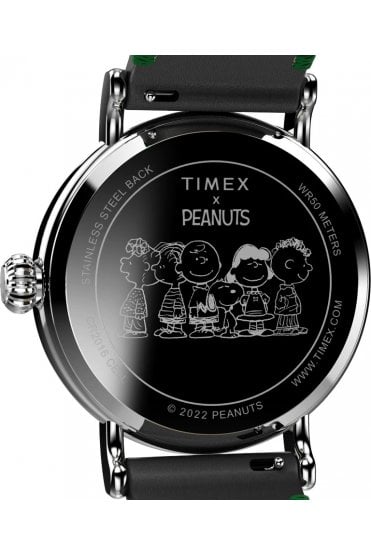 Timex Standard x Peanuts Featuring Snoopy Ice Skating Watch TW2V60200