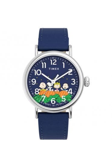 Timex Standard x Peanuts Pumpkin Patch 40mm Leather Strap Watch