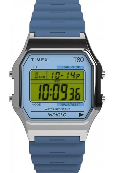 Timex T80 34mm Resin Strap Watch TW2W43900