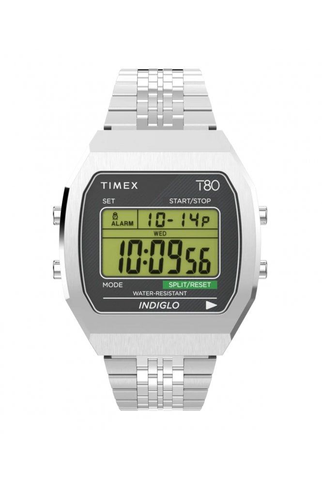 Timex  T80 Steel 36mm Stainless Steel Bracelet Watch TW2V74200