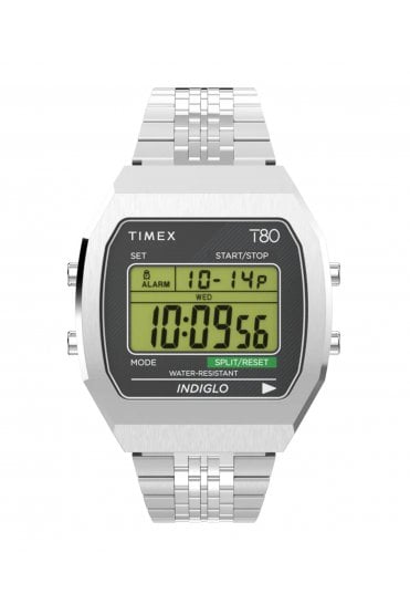 Timex T80 Steel 36mm Stainless Steel Bracelet Watch TW2V74200