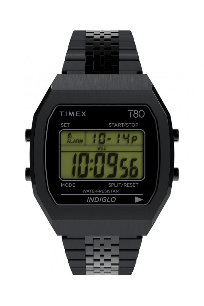 Timex  T80 Steel Bracelet Strap 36mm 3ATM Watch TW2W91600