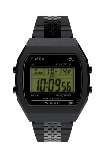 Timex T80 Steel Bracelet Strap 36mm 3ATM Watch TW2W91600