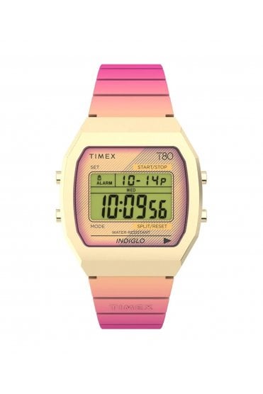 Timex T80 Steel Resin Strap 36mm Watch TW2V74400