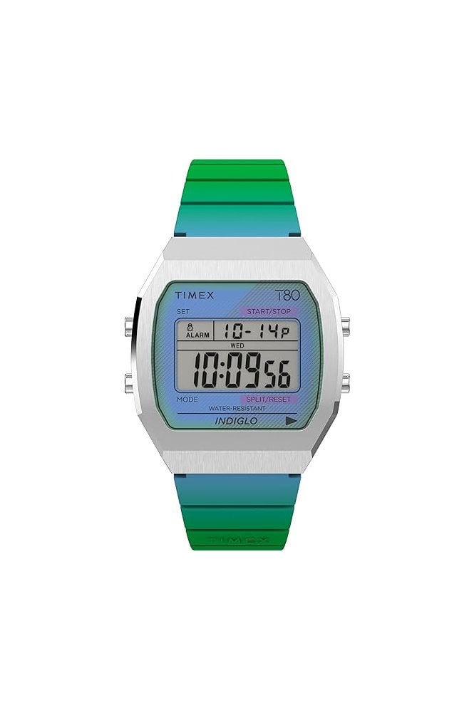 Timex  T80 Steel Resin Strap Watch TW2V74500