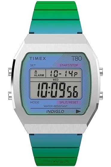 Timex T80 Steel Resin Strap Watch TW2V74500