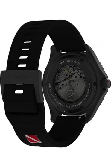 Timex TW2W21100 Tiburon Gents Automatic Rubber Strap Watch