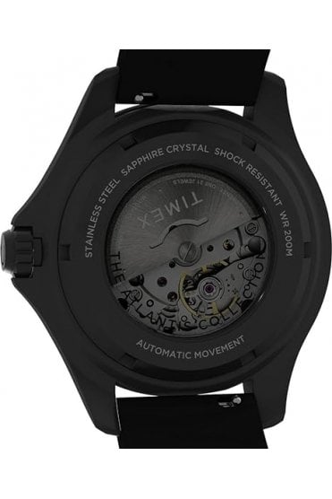 Timex TW2W21100 Tiburon Gents Automatic Rubber Strap Watch