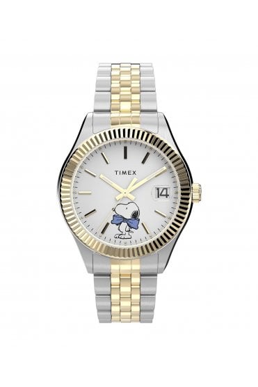 Timex TW2Y11100 Ladies x Peanuts Legacy Bowtie 34mm Watch