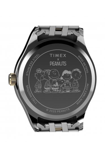 Timex TW2Y11100 Ladies x Peanuts Legacy Bowtie 34mm Watch