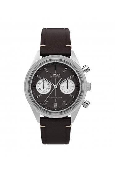 Timex TW2Y24700 Gents Watch Marlin Jet Quartz Chronograph 40mm Leather Strap