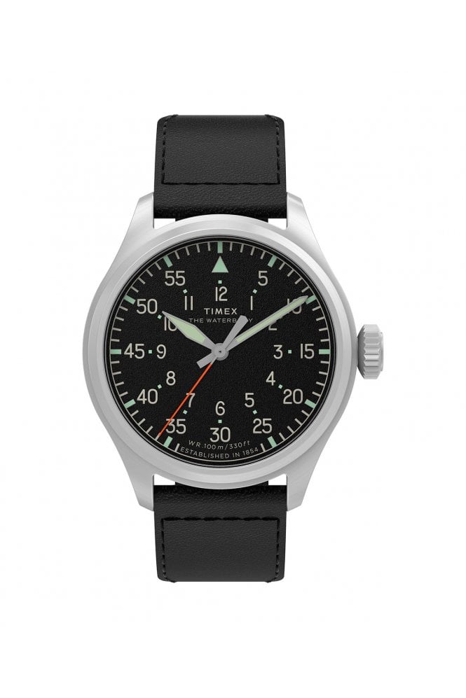 Timex  Waterbury Ace 41mm Leather Strap Watch TW2Y70400