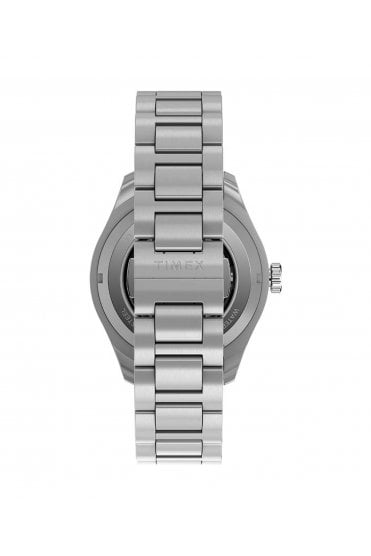 Timex Waterbury Heritage Automatic GMT 42mm Stainless Steel Bracelet Watch TW2Y60600