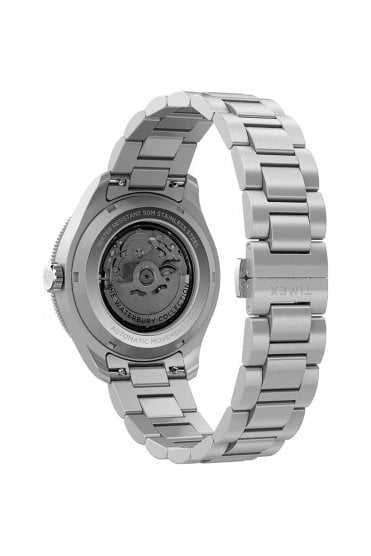 Timex Waterbury Heritage Automatic GMT 42mm Stainless Steel Bracelet Watch TW2Y60600