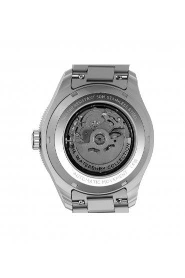 Timex Waterbury Heritage Automatic GMT 42mm Stainless Steel Bracelet Watch TW2Y60600