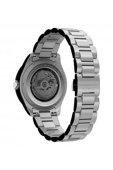 Timex Waterbury Heritage Automatic GMT 42mm Stainless Steel Bracelet Watch TW2Y60800