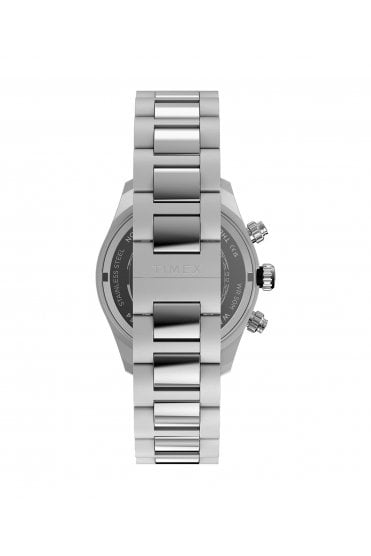 Timex Waterbury Heritage Chronograph 39mm Stainless Steel Bracelet Watch TW2Y70500