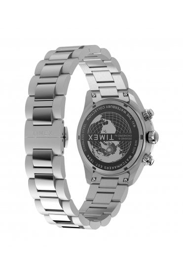 Timex Waterbury Heritage Chronograph 39mm Stainless Steel Bracelet Watch TW2Y70500
