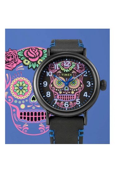 Timex Waterbury Standard Dia de los Muertos 40mm Watch TW2V67600