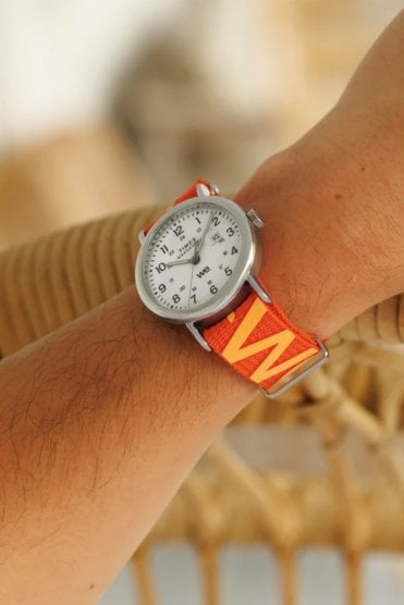 Timex Weekender Orange 40mm Casual Watch TW2W99500