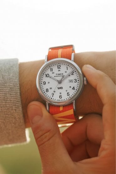 Timex Weekender Orange 40mm Casual Watch TW2W99500