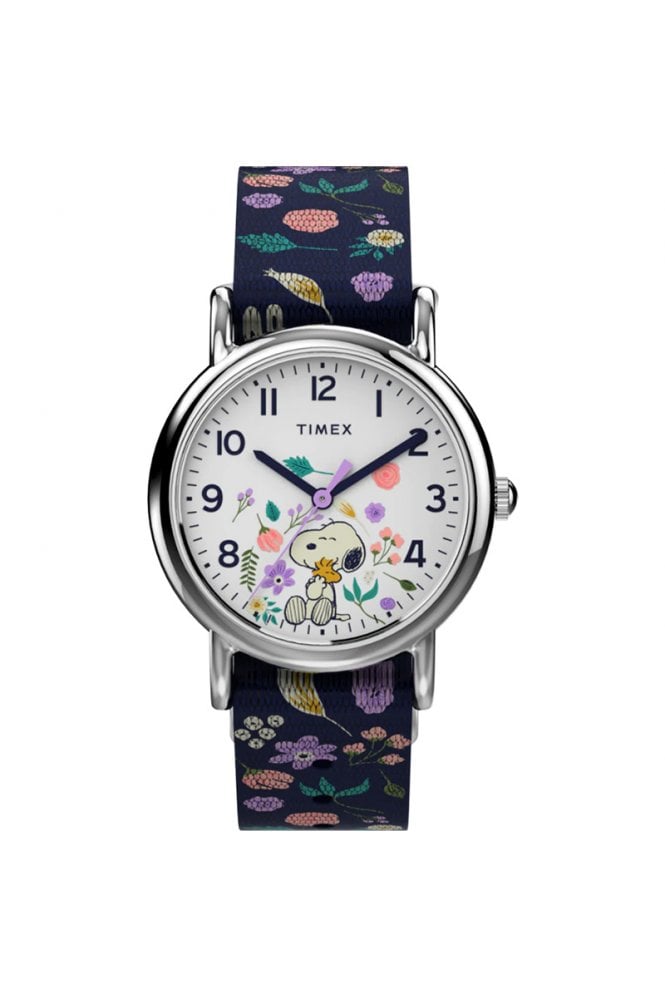 Timex  Weekender x Peanuts Floral 31mm Watch TW2V45900