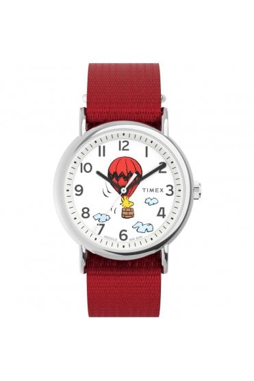 Timex x Peanuts Balloon Weekender 38mm Watch TW2Y11700