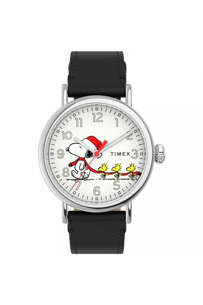 Timex  X Peanuts Featuring Snoopy Christmas Watch TW2U86400