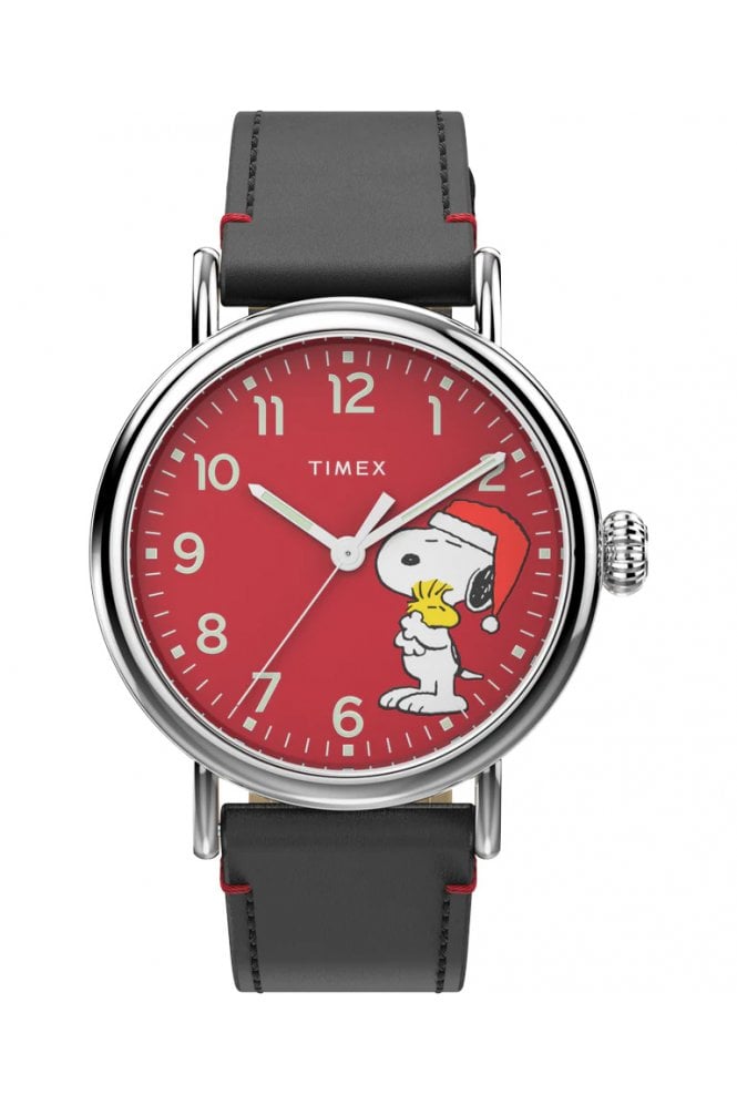 Timex  X Peanuts Featuring Snoopy Holiday 40mm Watch TW2V61100