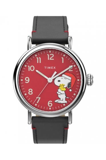Timex X Peanuts Featuring Snoopy Holiday 40mm Watch TW2V61100