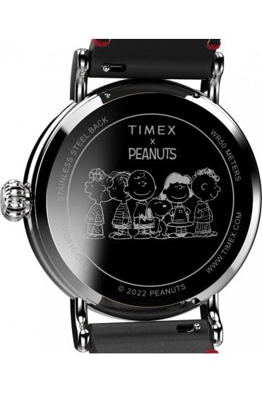 Timex X Peanuts Featuring Snoopy Holiday 40mm Watch TW2V61100