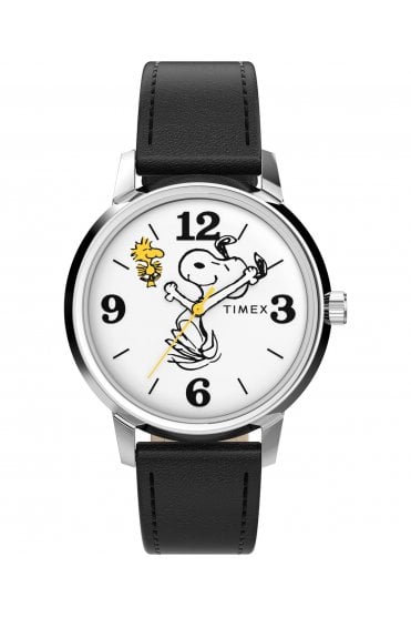 Timex X Peanuts Marlin Stainless Steel 38mm Watch TW2Y19900