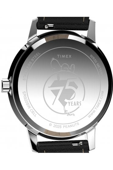 Timex X Peanuts Marlin Stainless Steel 38mm Watch TW2Y19900