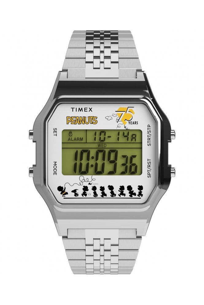 Timex  X Peanuts T80 Anniversary 34mm 3ATM Watch TW2Y20000
