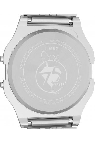 Timex X Peanuts T80 Anniversary 34mm 3ATM Watch TW2Y20000