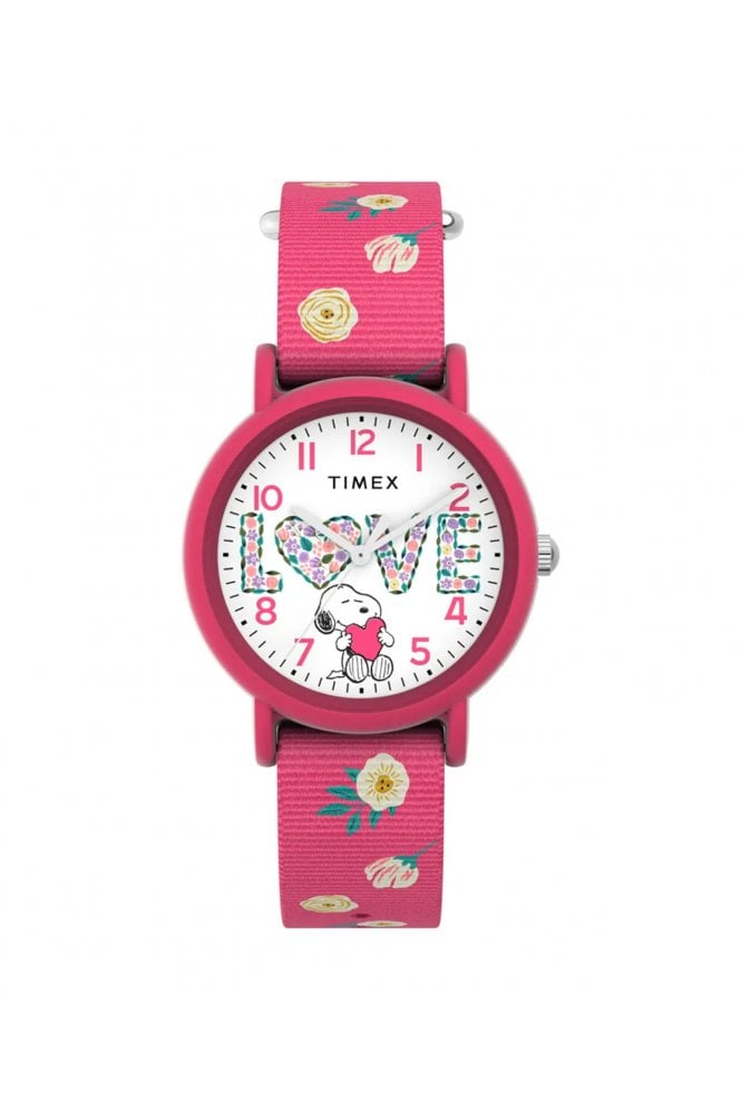 Timex  x Peanuts Weekender Colour Rush 34mm Watch TW2W83200