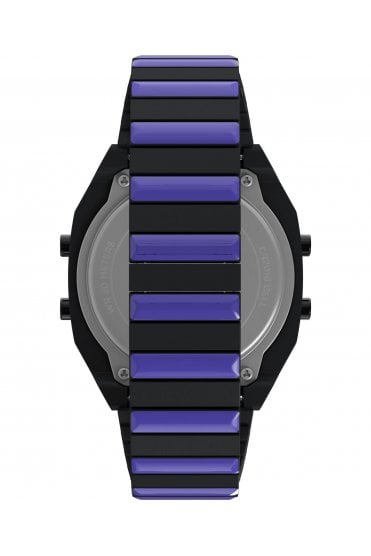 Timex x Wednesday Lab Black/Purple 36mm Watch TW2Y19500